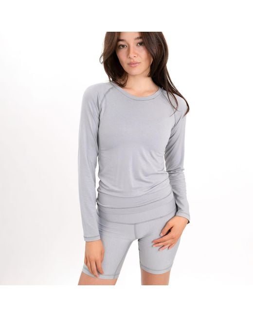 On/Off Essentials Gray The Everyday Longsleeve