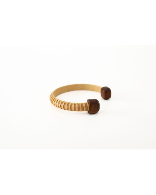Whale Tail Weaving Black Neutrals The Wooden Whaler's Daughter Cuff