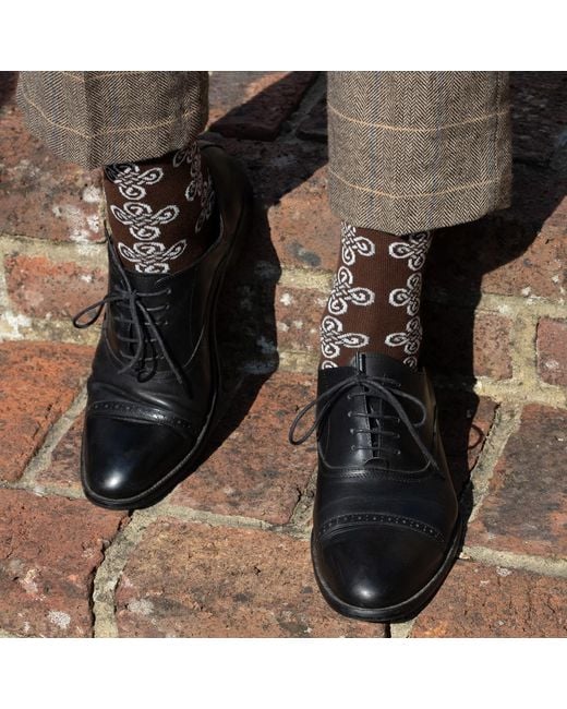 Peper Harow - Made in England Multicolor Knot Socks Bundle for men