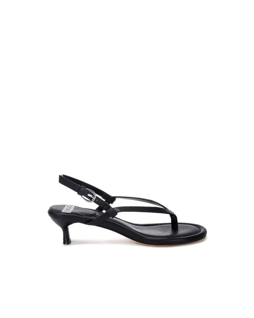 Rag & Co Blue Brisbou Thong Strap Heels