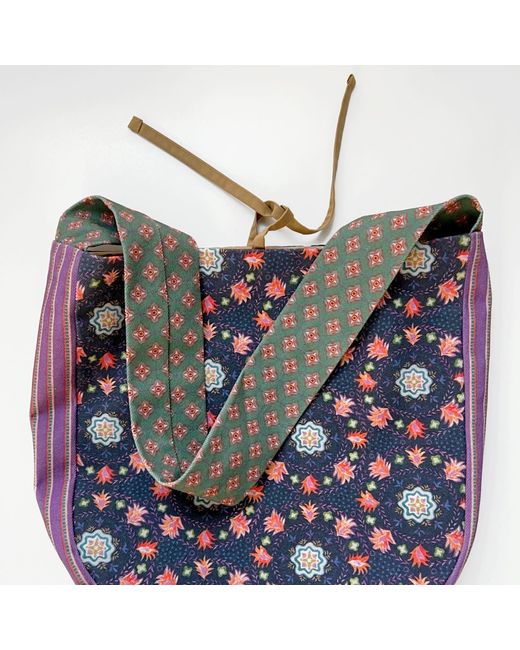 Maraethra Blue Mandala Daily Cotton Bag
