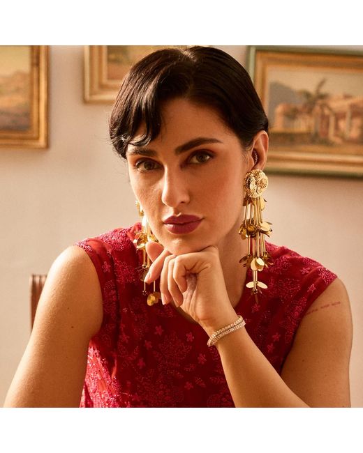 Simitri Metallic Golden Hour Earrings