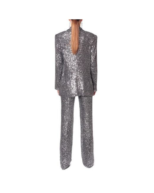 AGGI by HALEWSKI Black Luna Diamond Sequin Blazer