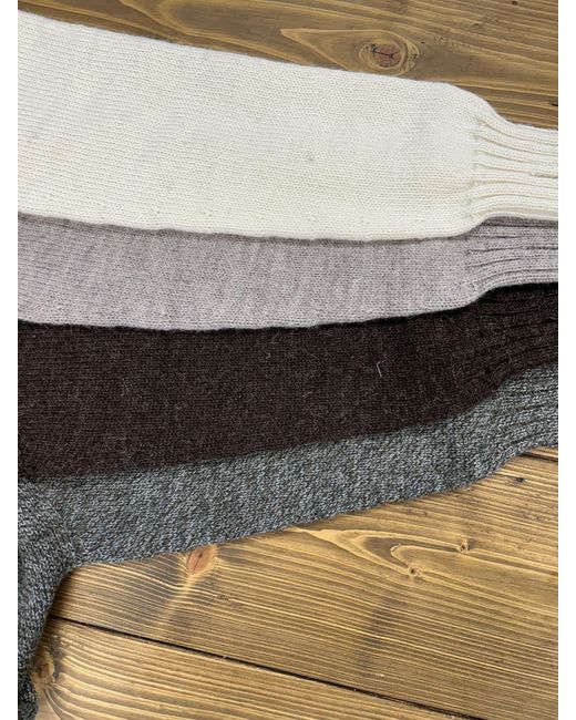 Arthur Beale Brown Oiled Wool Pelmo Jumper for men