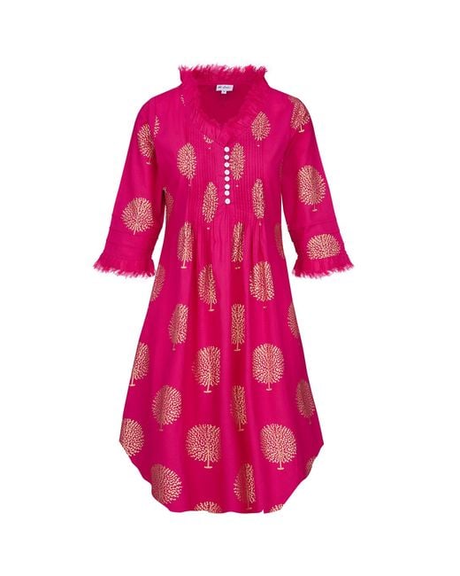 At Last Pink Annabel Cotton Tunic