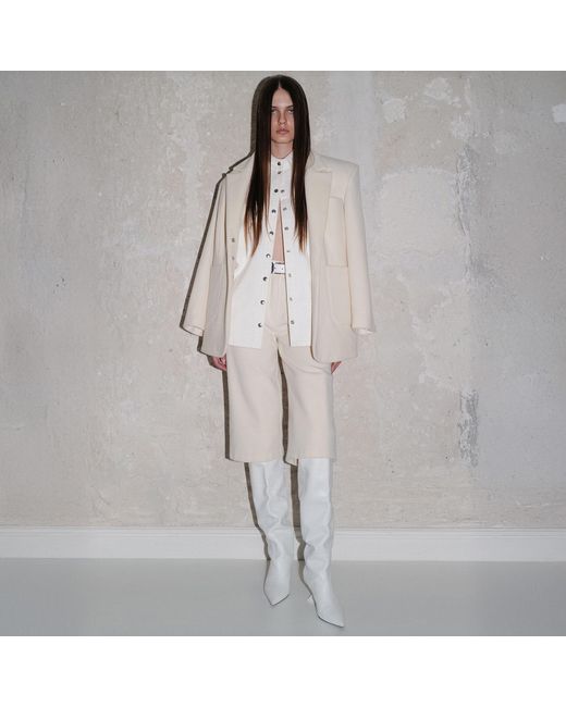Vestiaire d'un Oiseau Libre Gray Cashmere Trousers