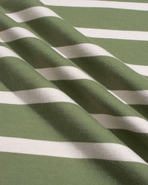 Far Afield Green Breton Stripe T-Shirt for men