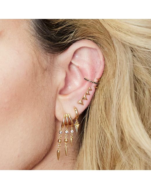 Scream Pretty Metallic Rebel Ear Climber Earrings