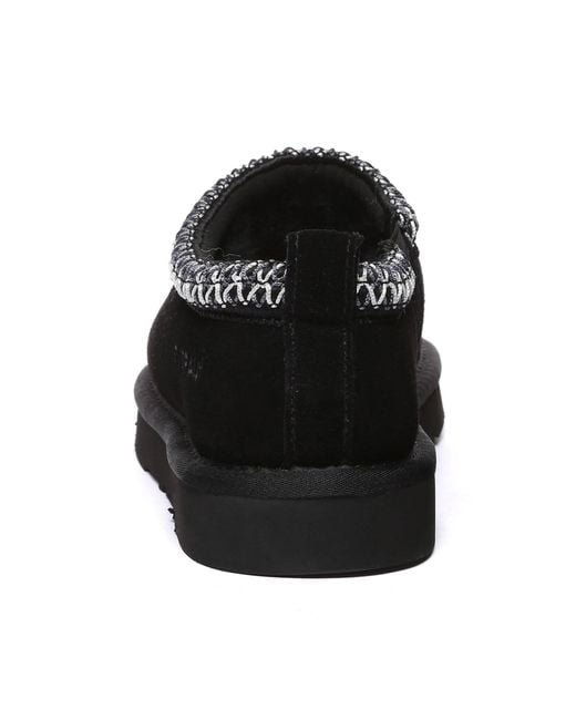 EverAu Australia Black Wigeon Leather Slippers