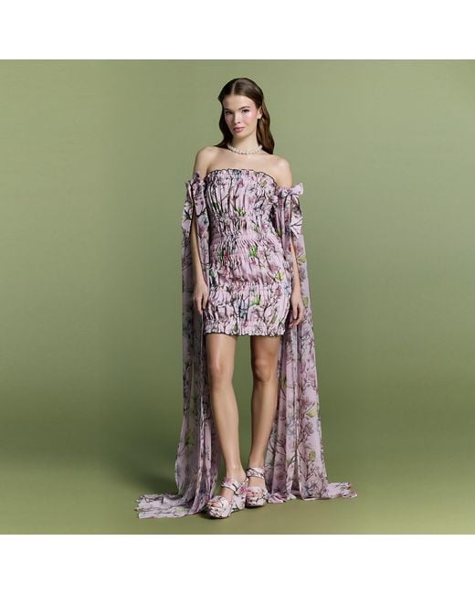 Nur Karaata Pink Azure Drift Dress
