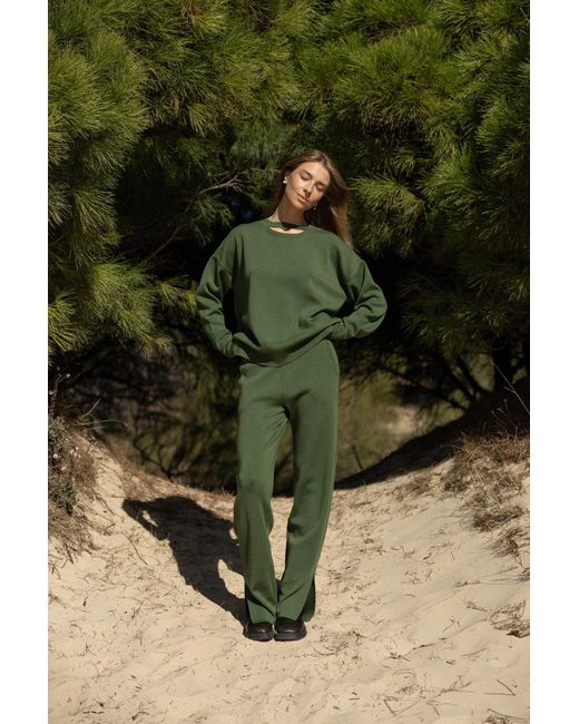 SALANIDA Green Ora Merino Pants