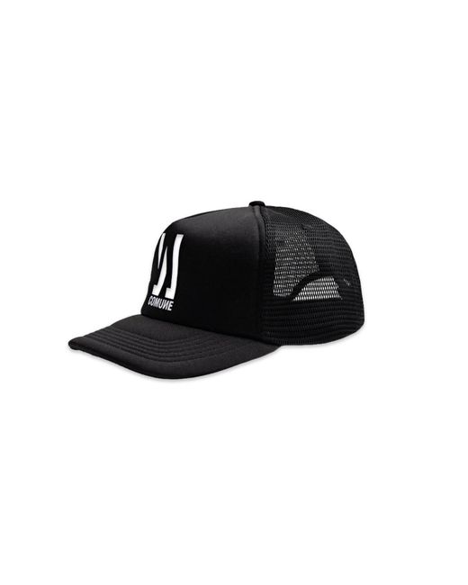 Comune Black Icon Active Trucker Hat for men