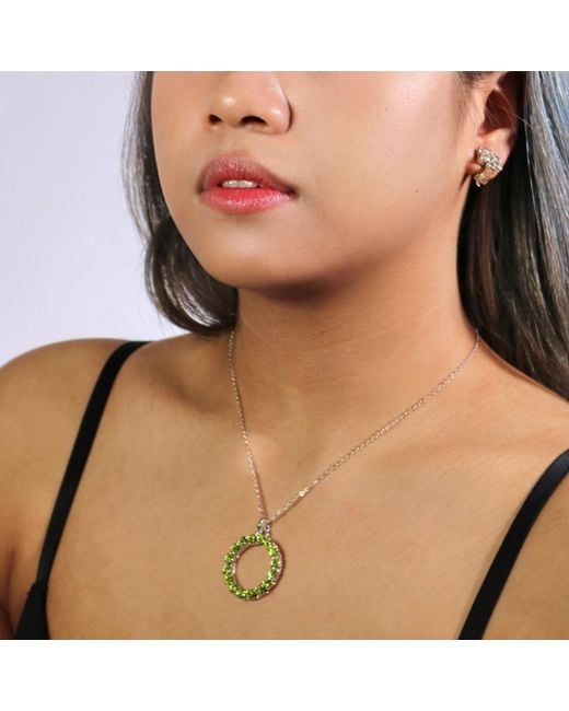Vicki Sarge Black The Hoop Necklace
