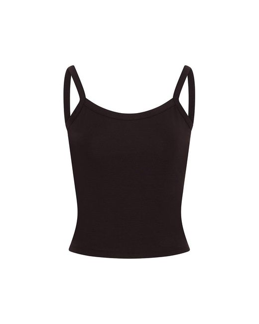 No'design Black Arla Strappy Top