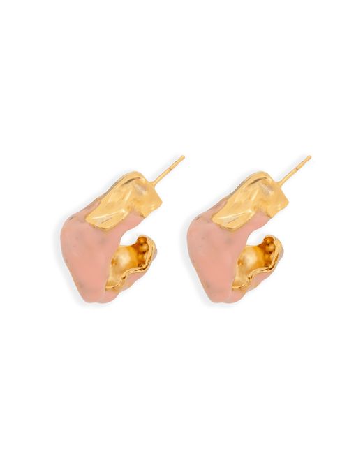 Lavani Jewels White Terrae Hoops