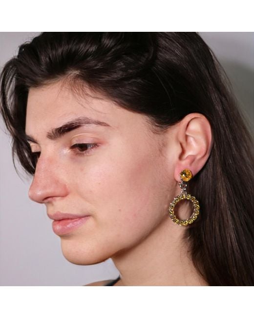 Vicki Sarge Black The Small Hoop Earrings