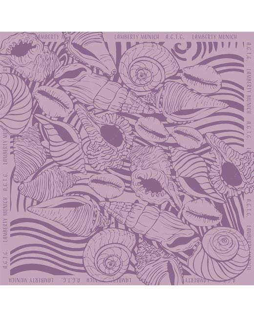 Lamberty Munich Purple One Hundred Seashells