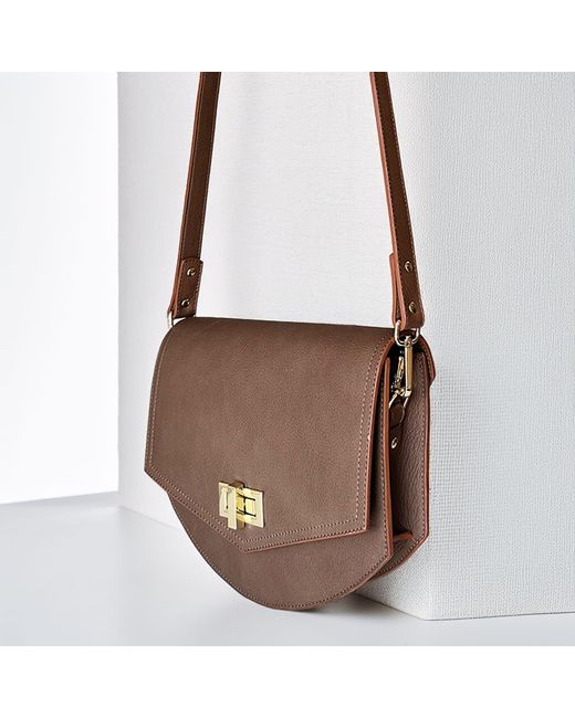 Deanog Brown Crossbody Bag Xaya Moss