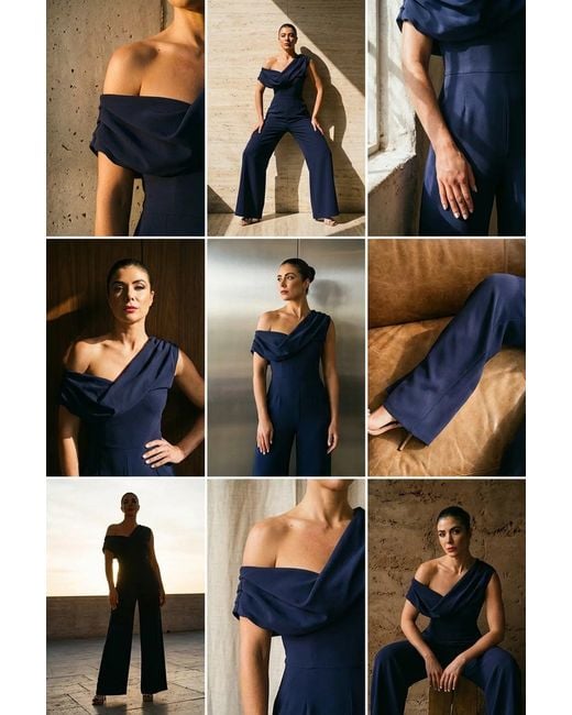 Atom Label Blue Venice Jumpsuit