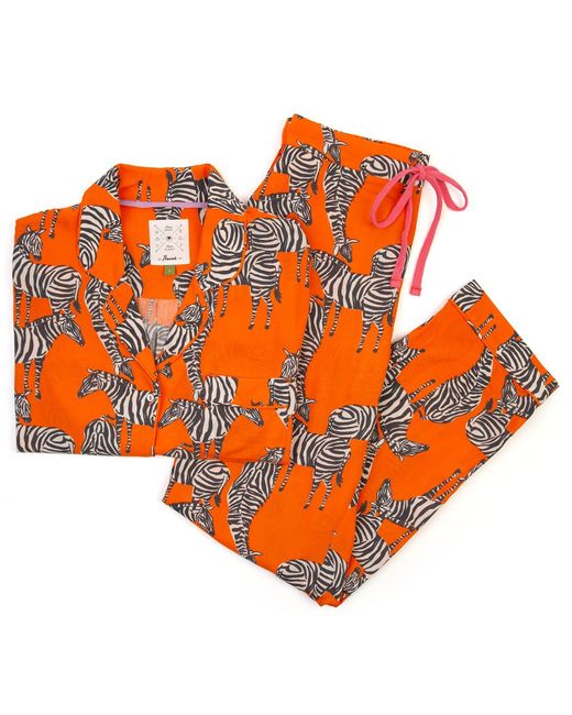 Anorak Orange Ecovero Zebra Pyjamas