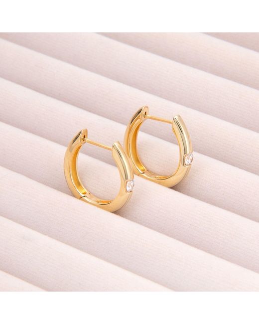 Belinda Jewelz Metallic Classic Luxe Claire Hoops