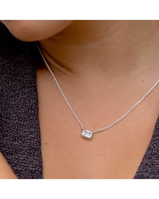 Dower & Hall Metallic Octagon Topaz Tutti Frutti Necklace