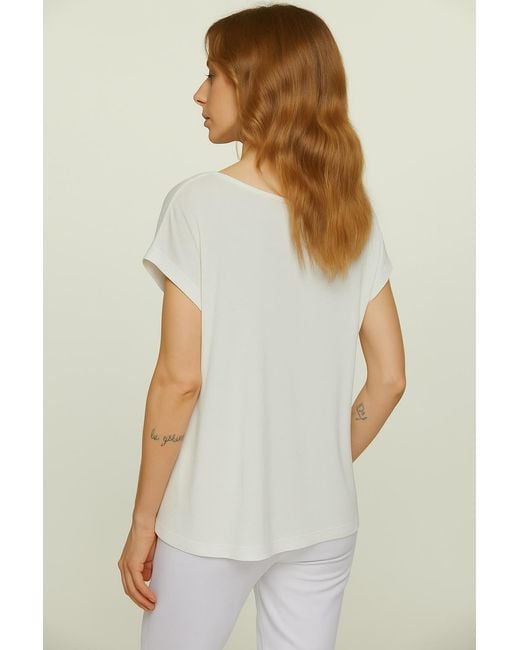 Conquista Black Oversized Lightweight Jersey Top