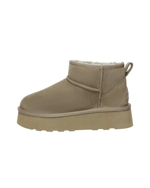 EverAu Australia Brown Heron Ultra Mini Platform Boots