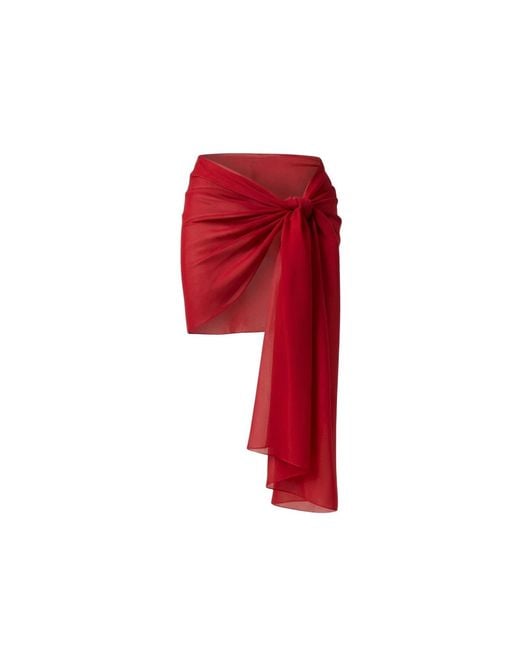 Veroni Swim Red The Solaris Pareo