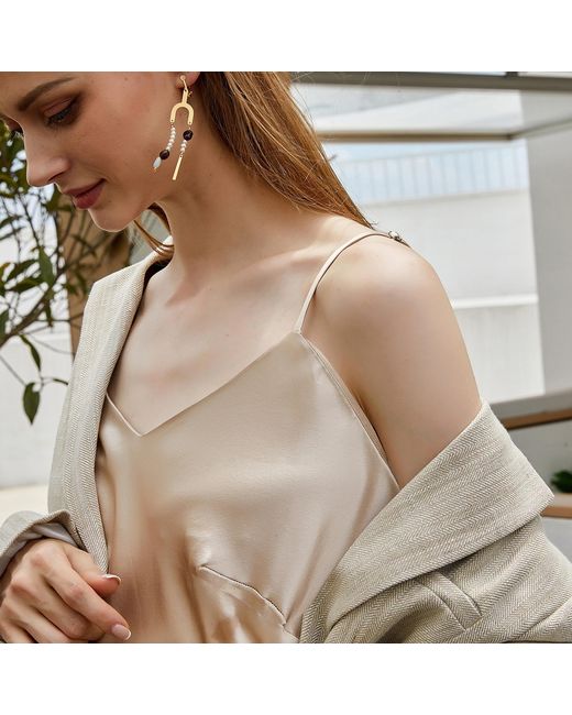 Soft Strokes Silk Natural Neutrals River Nymph Pure Silk Slip Dress