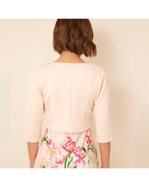 Alie Street London Natural Neutrals Freya Bolero Nude Blush