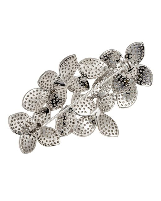 Latelita London Metallic Petal Cascading Flower Brooch