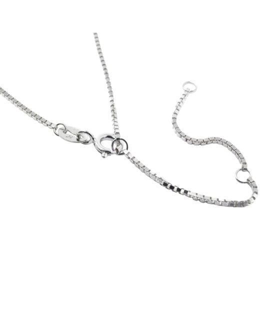 NASI SILVER Blue Pear Atarah Necklace- Topaz & Topaz