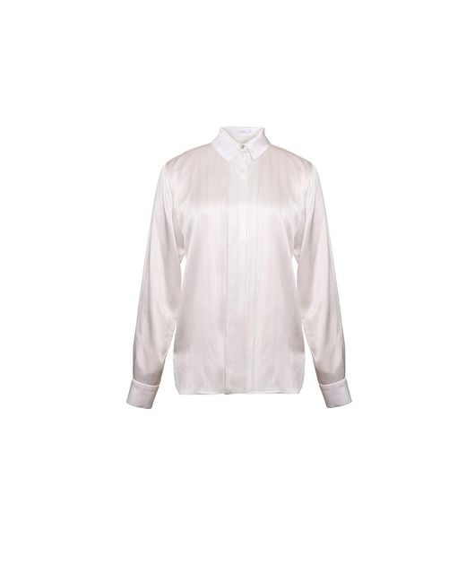 Emma Wallace White Vertic Shirt