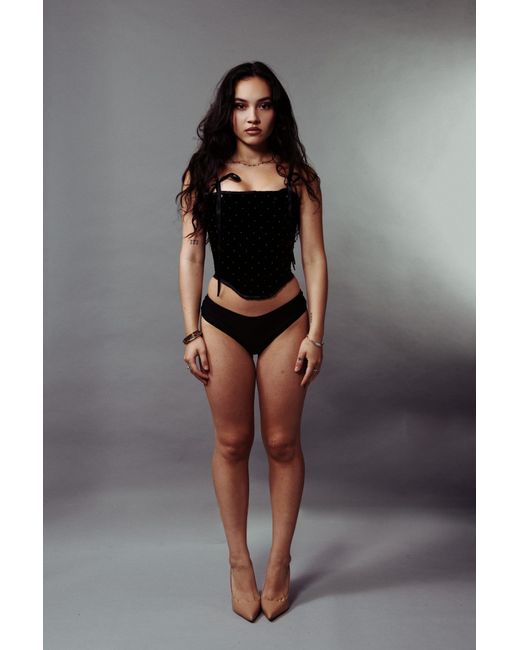 The Coolgirl Nyc Black Jane Thong