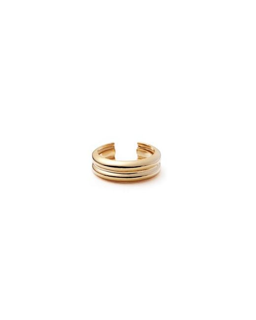 Shabella Nyc Metallic Double Stack Bold Ear Cuff