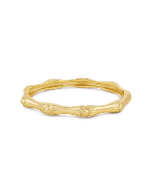 SHYMI Metallic Bamboo Statement Bangle