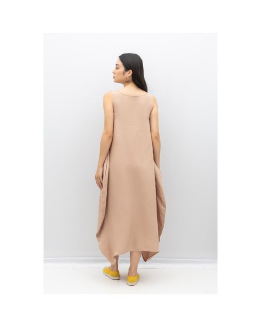 Bianca Popp Brown Neutrals Semiballoon Dress