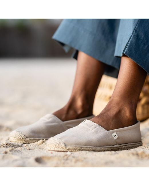 Kingdom of Wow Natural Neutrals Extra Fit Cotton Espadrilles