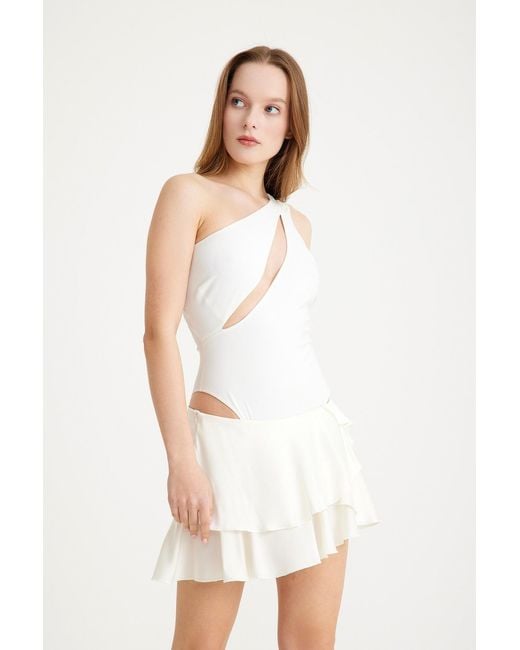 Growny White Lalita Skirt