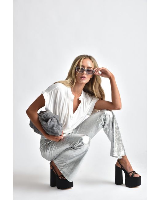 Muche Et Muchette White Jazzy Top