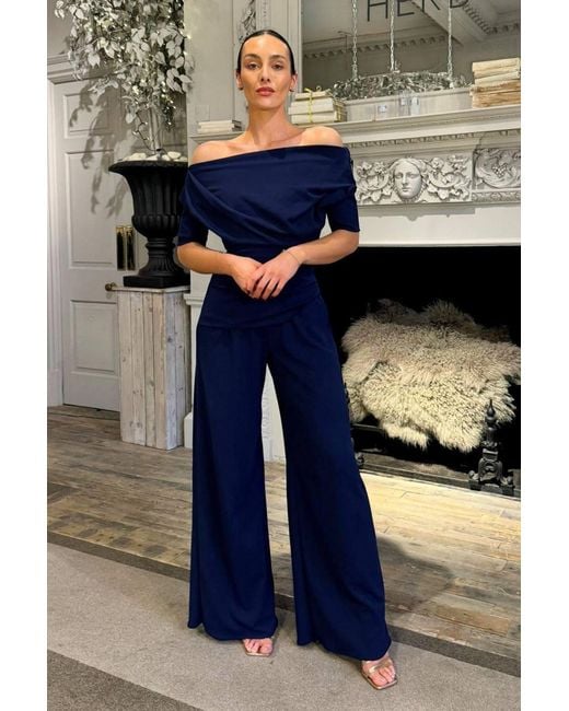 Atom Label Blue Lima Jumpsuit