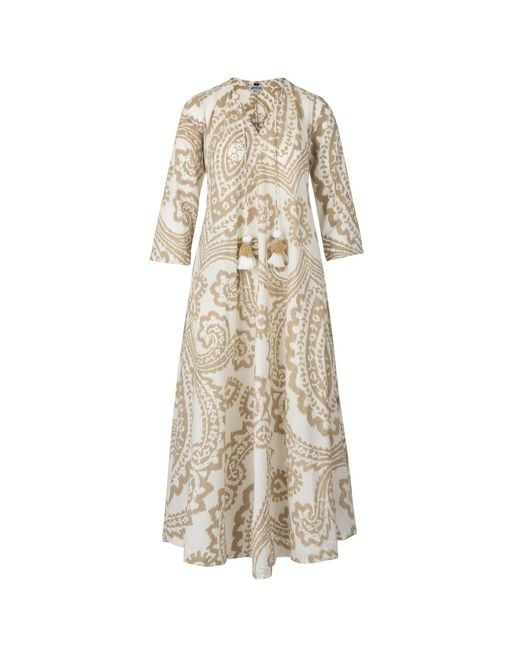 Antra Designs Natural The Sunna Cotton Kaftan
