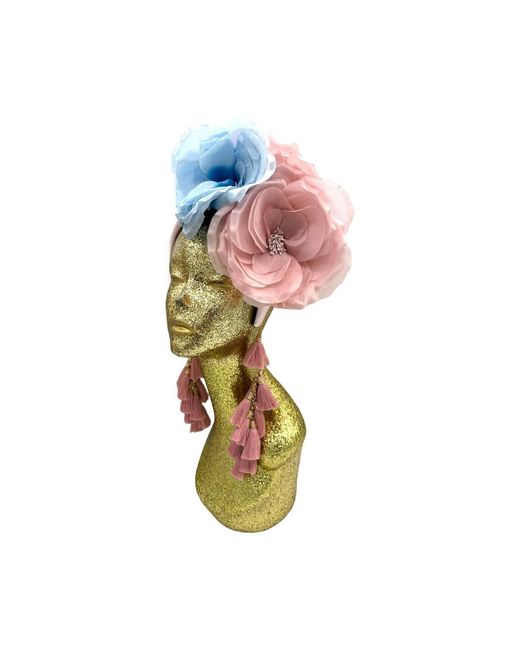Julia Clancey Blue Fancy Fondant Chacha Flower Band