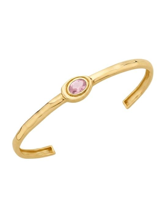 LINYA JEWELLERY Metallic Olivia Stone Handcuff