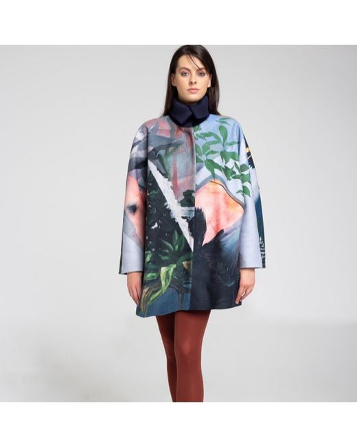 ARTISTA Blue Forest Short Coat