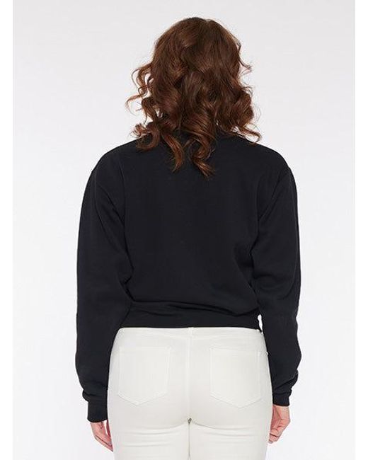 Circular Path Black Boyfriend Sweatshirt