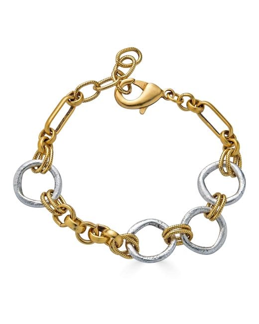 Loni Paul Jewelry Metallic Mixed Metal Bracelet