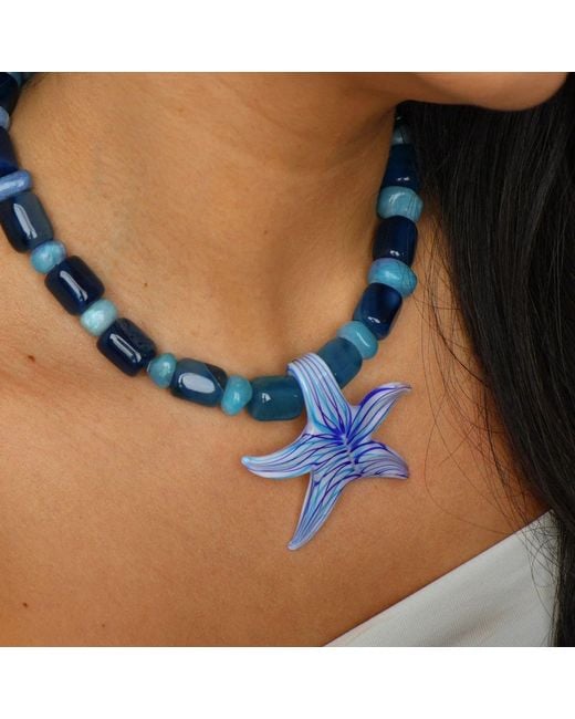 Miss May the Brand Blue Hawaii Necklace