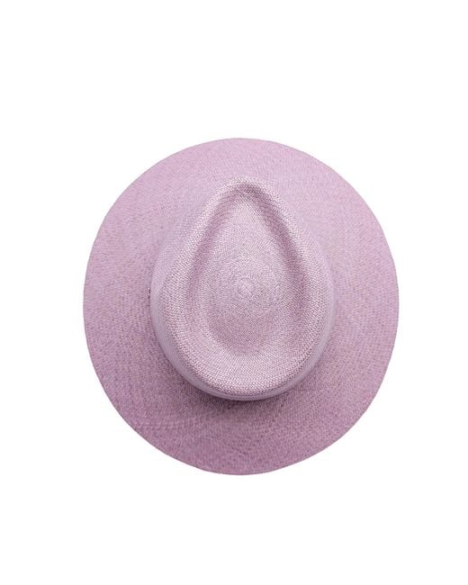 DORIA 1905 Purple Panama Cuenca Drop Hat